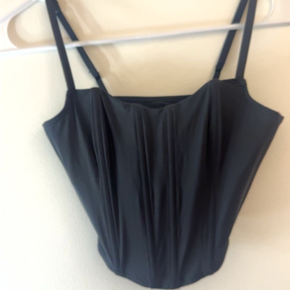 🖤🪩🔥Gilly Hicks Black Corset Look top